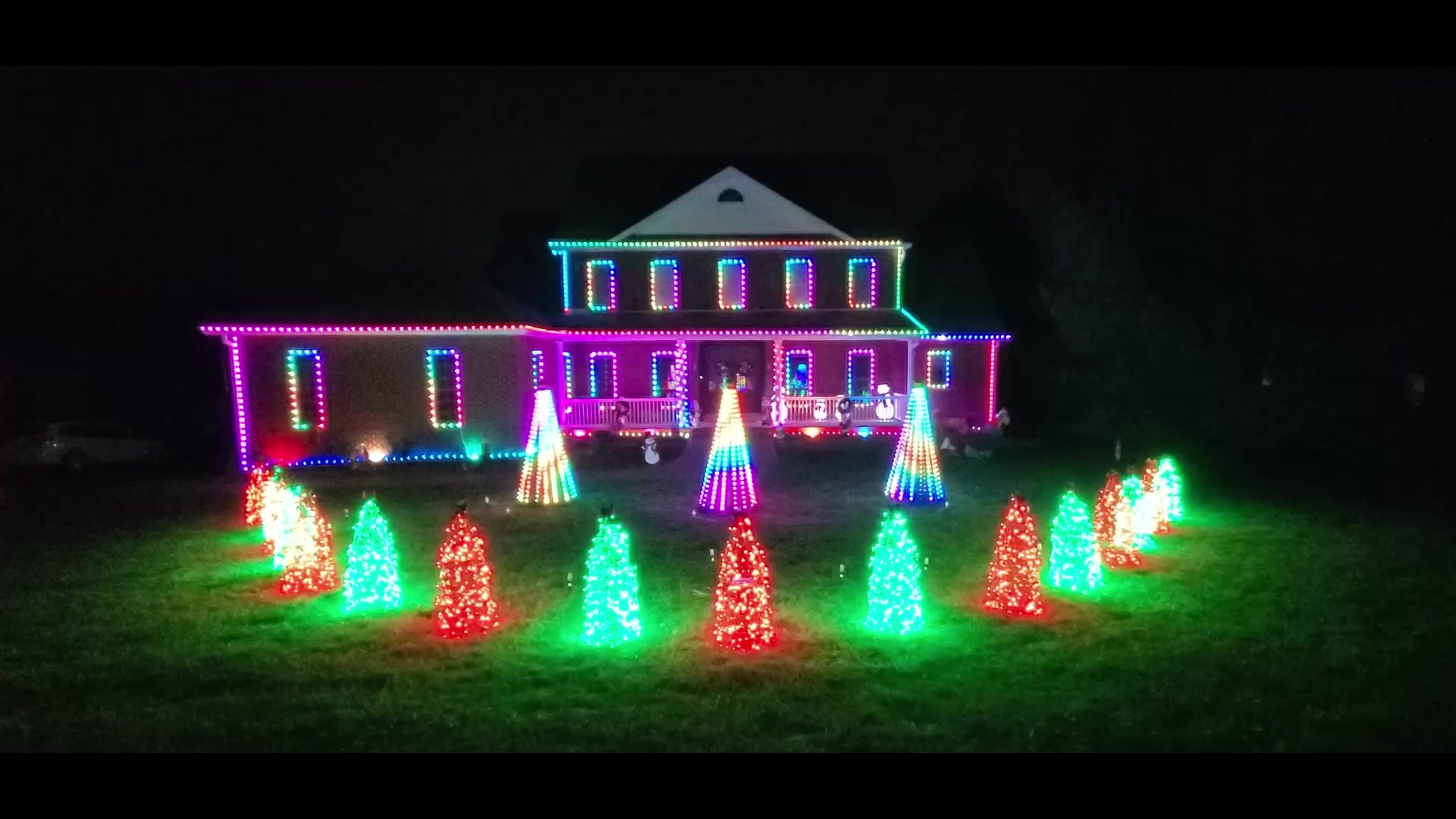 Clearlake Christmas Light Spectacular — show sequence